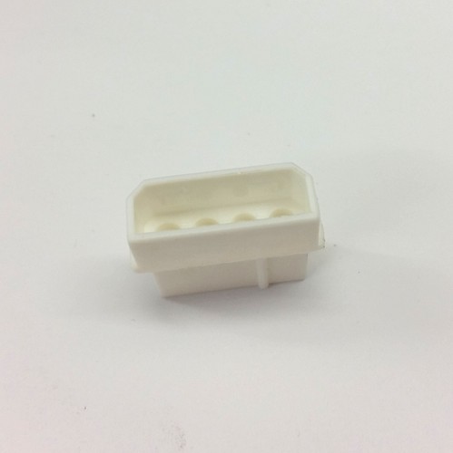 PK OF 5 - MALE 4 PIN MOLEX PC PSU POWER SUPPLY CONNECTOR - WHITE INC PINS - Picture 2 of 4