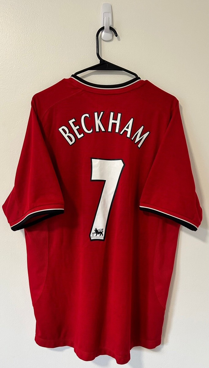 Manchester United ユニフォーム ベッカム　ホーム Manchester United Jersey Home 2001/02 Beckham #7 (L) | eBay
