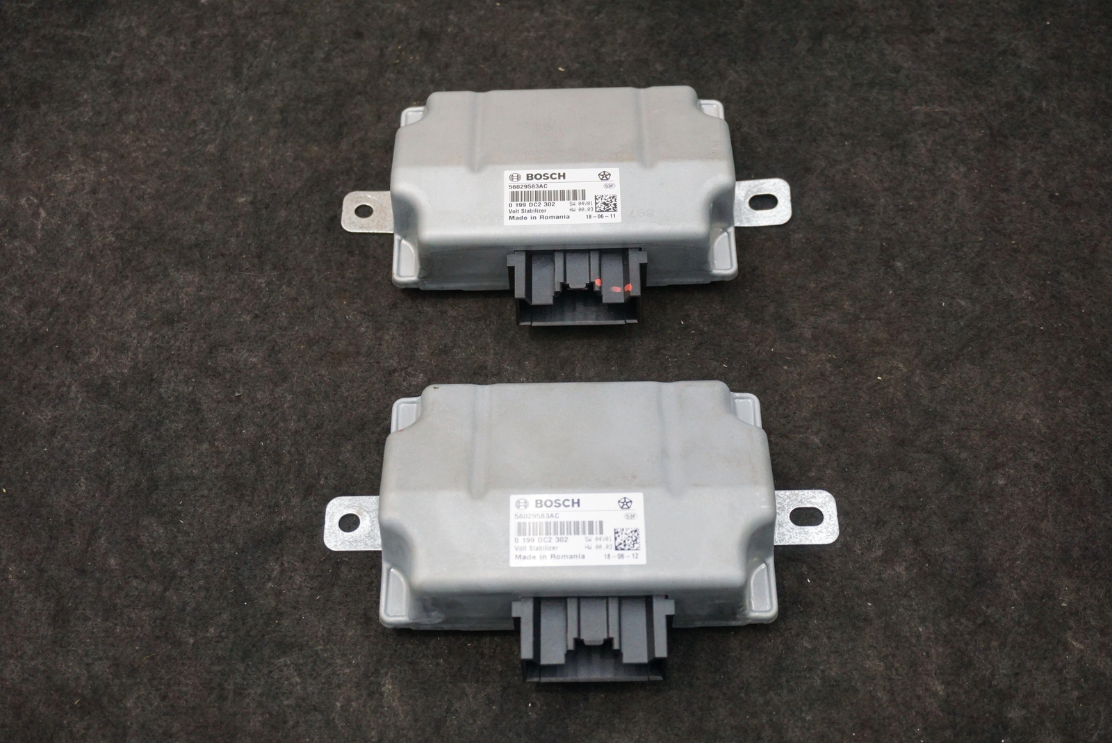 Set 2 Voltage Stabilizer Control Module Unit 56029583 Maserati Ghibli M157 14-24