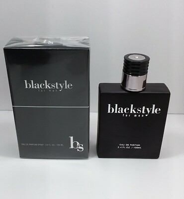 BLACK STYLE BY PARFUM BLACK STYLE PARIS 3.4 OZ / 100 ML EAU DE PARFUM SPRAY NIB