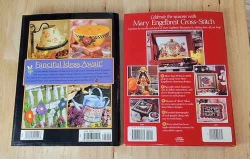 Mary Engelbreit HC HB DJ ©1990s Lot of 2 CROSS STITCH FOR ALL SEASONS-DECORATING - Picture 2 of 4