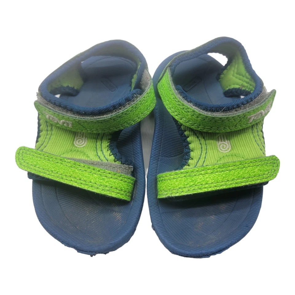 Teva Zapatos Niño Pequeño Talla 5 Verde Psyclone 3 Sandalias Impermeables Playa Vacaciones Foto 4 de 4