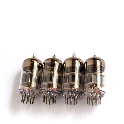 MATCHED QUAD 6N23P Voskhod 1976 year. DOUBLE TRIODE Tube 6DJ8 E88CC NEW