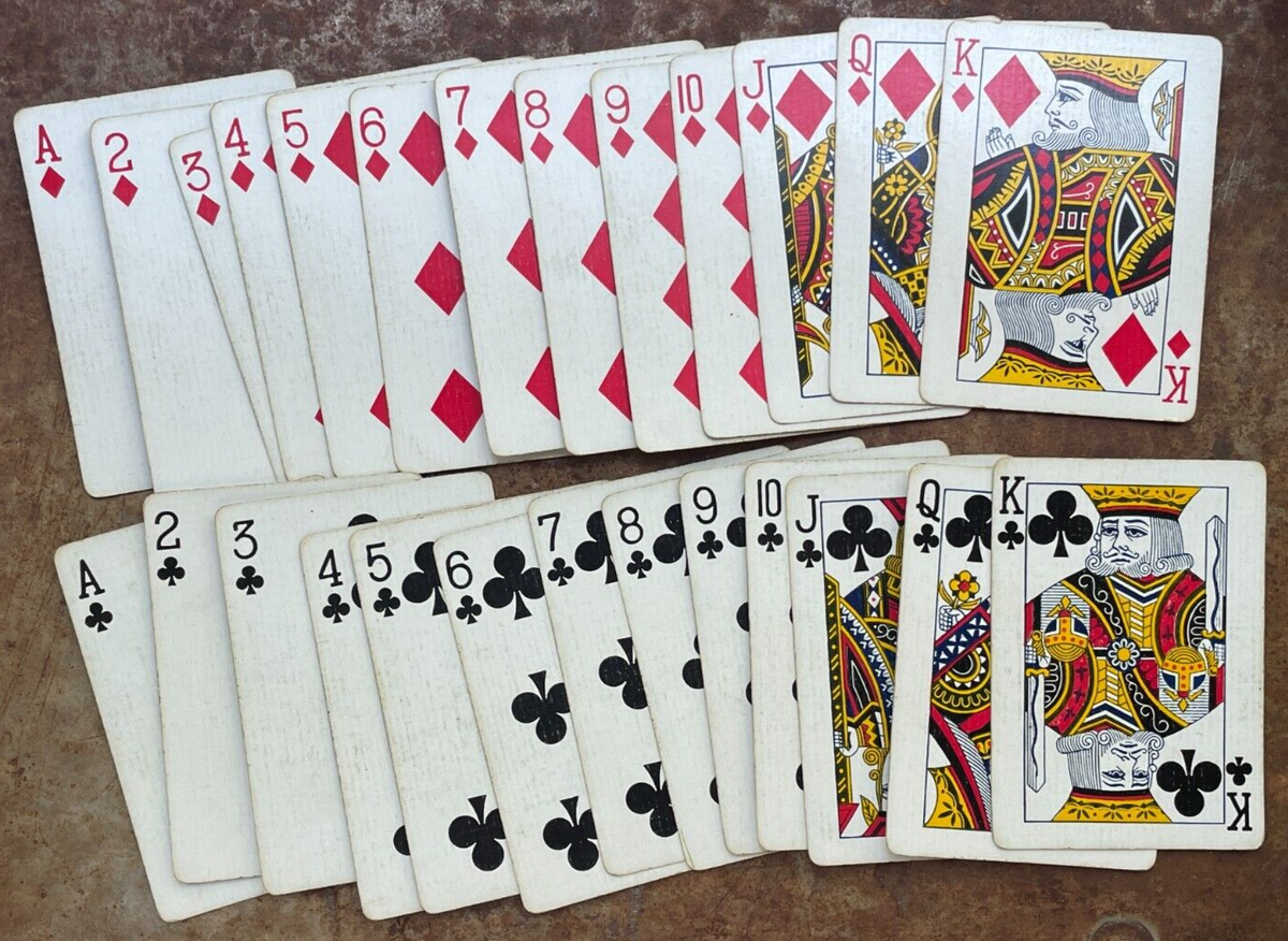1 deck Vintage 1949 Bicycle 808 Rider Back Playing Cards 52