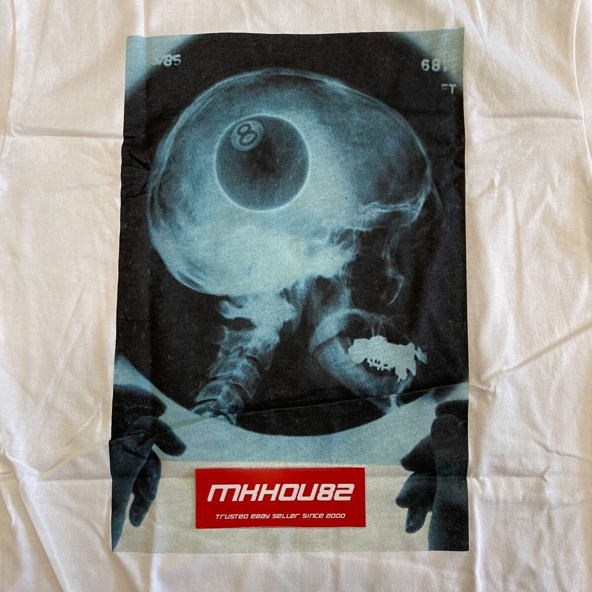 New Stussy X-Ray Tee T-Shirt 8 Ball White Fall Winter 2023 New Stussy X-Ray Tee T-Shirt 8 Ball White Fall Winter 2023