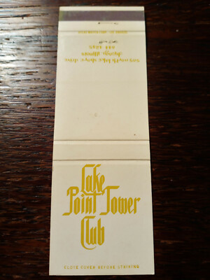 Vintage Matchcover: Lake Point Tower Club, Chicago, IL   81