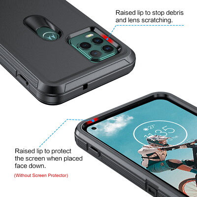 Cover A 25 Custodia Ultra Resistente Defender Con Clip Per Motorola G 5G 2025, Antiurto E Protezione 360&deg; Vetro Motorola G84