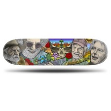 Grateful Dead Pencil Drawn Skateboard Art Deck - Limited edition