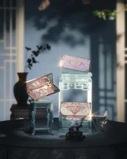 Flower Knows Butterfly Cloud Collar Embossed Six-Color Makeup Palette 