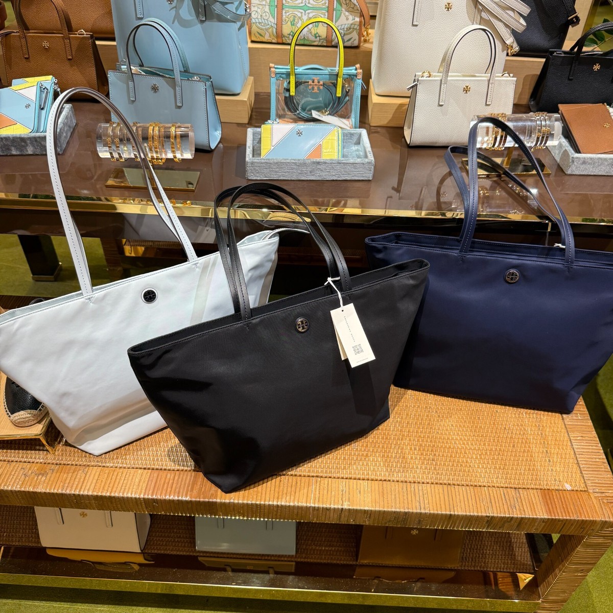Tory Burch Nylon Large Tote 166469 Lightweight Women's Tote