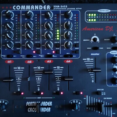 American DJ Audio XDM-3633 Commander Pro DJ Mixer Controller