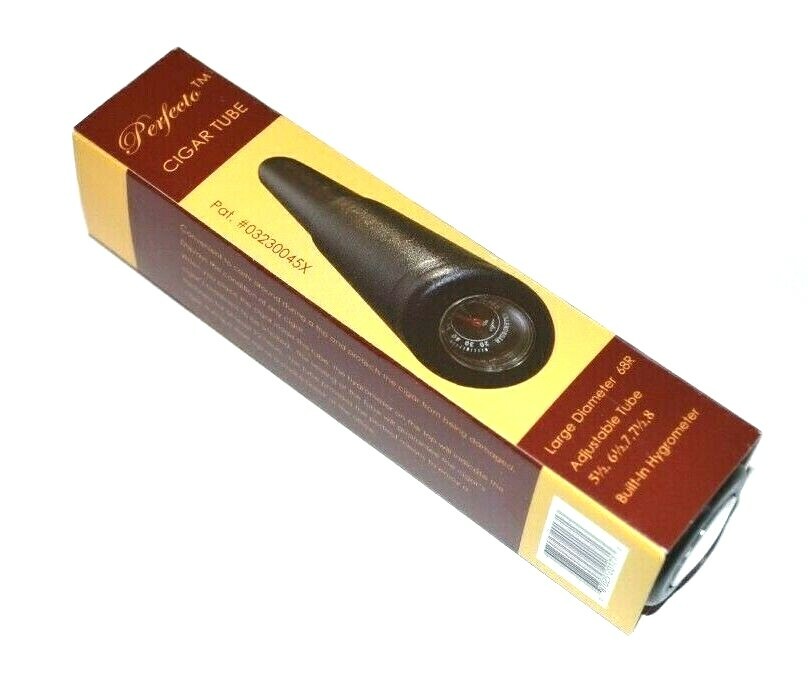 Perfecto Crush Proof Cigar Case 64 Ring Gauge Adjustable Cigar Tube