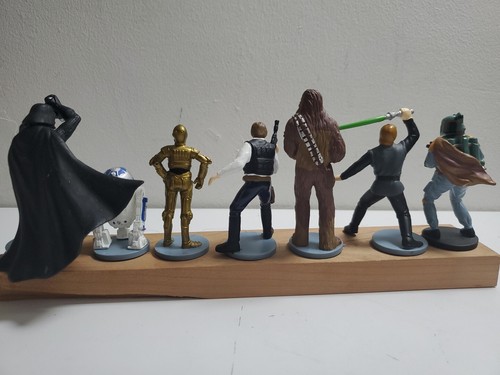 Star wars LFL applause vintage figures lot of 7 Han Solo Boba Fett R2-D2 C-3PO - Picture 2 of 9