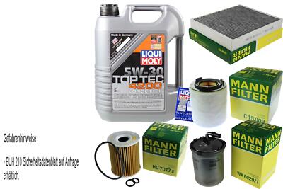INSPEKTIONSKIT FILTER LIQUI MOLY ÖL 5L 5W-30 für VW Polo 6R_ 1.2 TDI Seat Ibiza