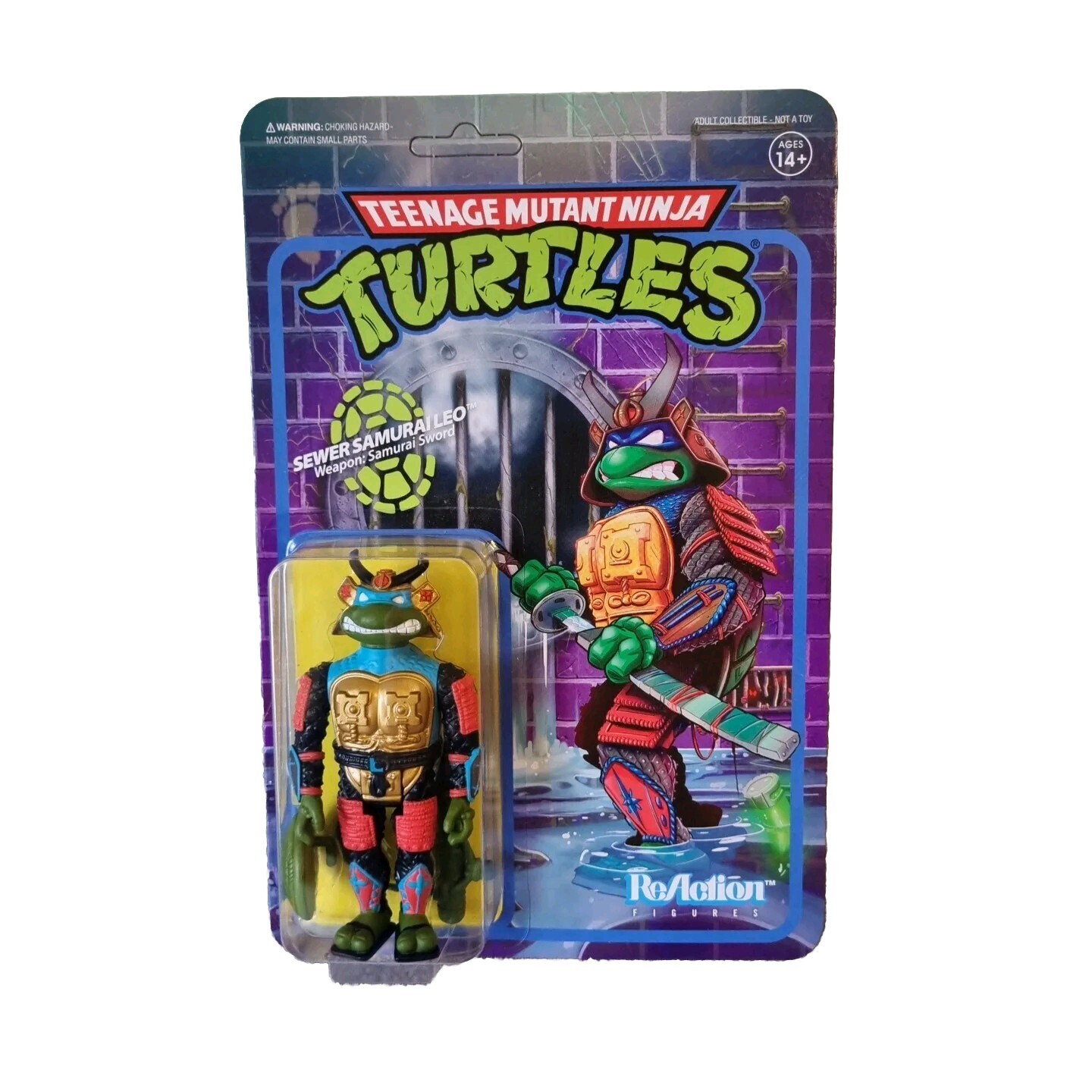 TMNT ● Sewer Samurai Leo ● Super7 ● ReAction ● Teenage Mutant Ninja Turtles