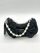 Handheld Pearl Chain Bag Bowknot Shoulder Bag Summer Popular