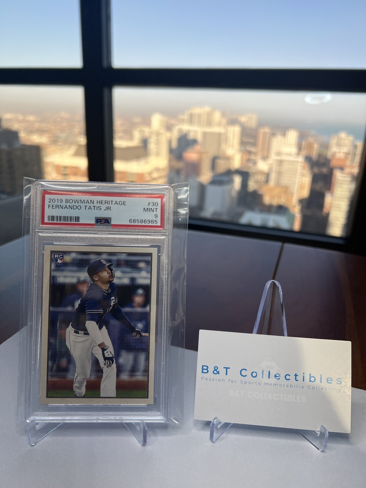 FERNANDO TATIS JR. 2019 Bowman Heritage #30 RC Rookie PSA 9 MINT LOW POP 🔥🔥