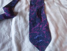 Ungaro Pairs Mens Blue designer Mens Neck Tie