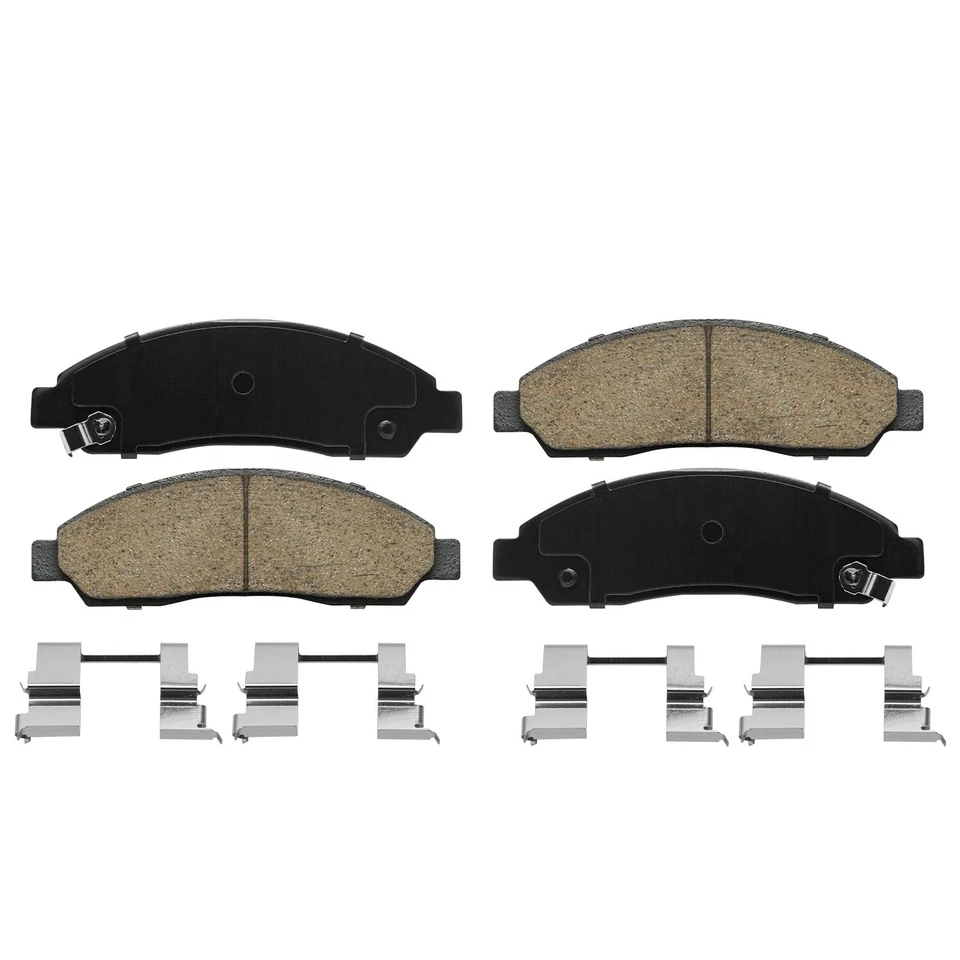 Передние керамические тормозные колодки с оборудованием для 2004 2005 2006 2007 2008 Colorado Canyon - Изображение 3 из 4