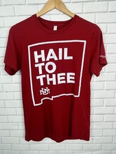 Canvas T Shirt Mens Small Red UNM University of New Mexico Hail to Thee College