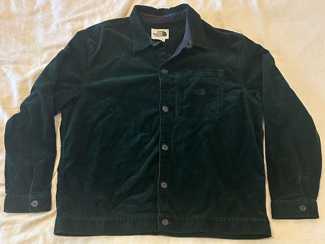 The North Face Berk Shirt Mens XL Green Corduroy Button Up The North Face Berk Shirt Mens XL Green Corduroy Button Up