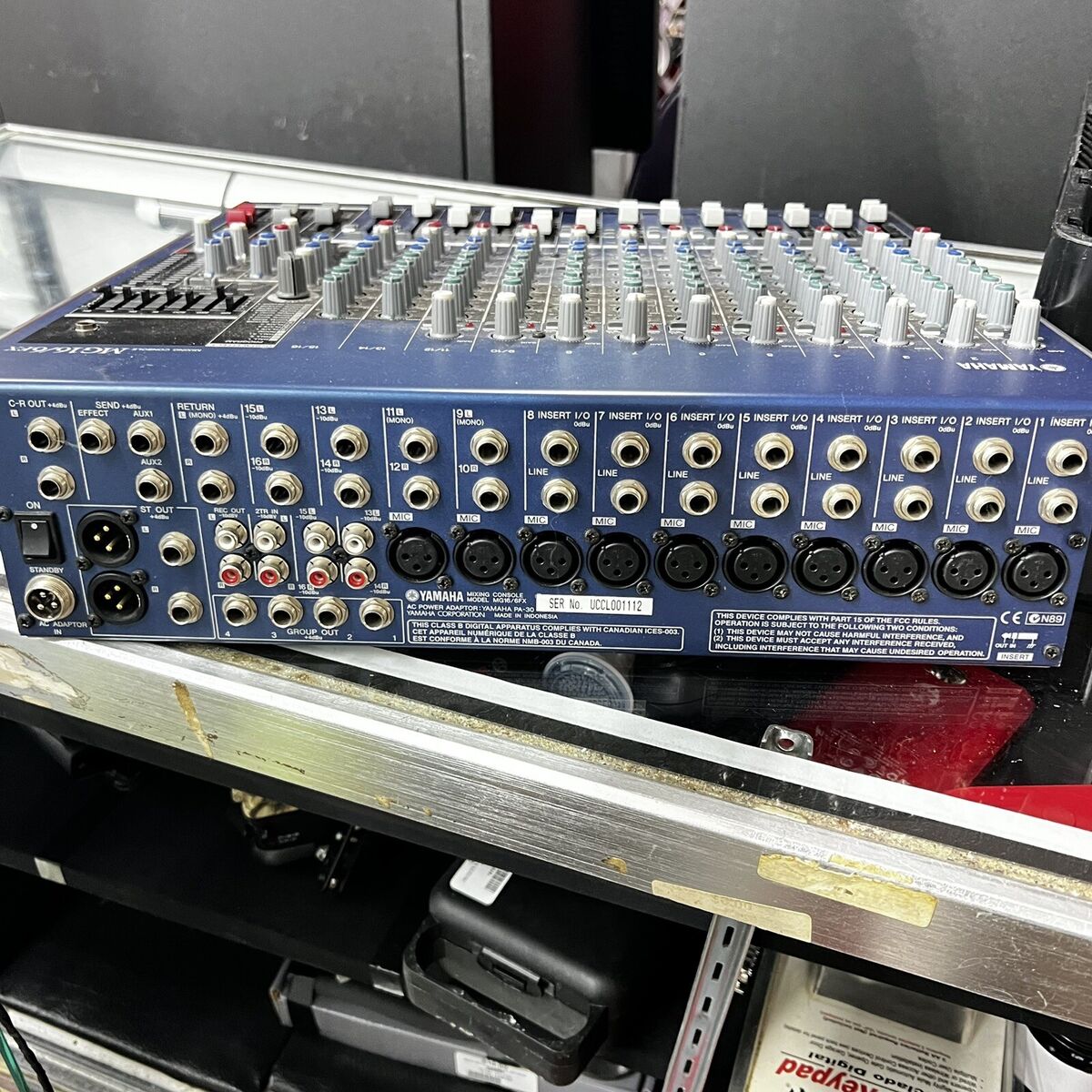 Yamaha MG16 /6fx 16 channel Analog console Mixer Audio Yamaha MG16 /6fx 16 channel Analog console Mixer Audio