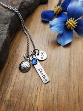 Volleyball Necklace, Girls Volleyball Gift, Volleyball Jewelry