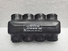 ILSCO PBTD-4-750 Insulated Multi Tap 4-Port Dual Sided Connector