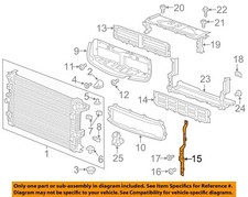 GM OEM 16-20 Envision Cooling Radiator Components-Bracket 22864686