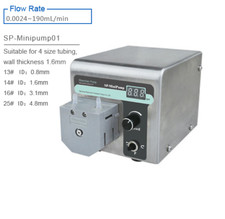 New Compact Peristaltic Pump SP-MiniPump 01 0.0024-190 Ml/Min