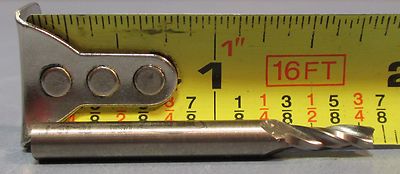 Weldon 1° Tapered End Mills T1-4L-1 1/8'' DIA 3/16'' SHK 1'' LOC USA