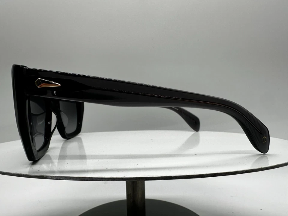 Gafas de sol para mujer Rag & Bone RNB1052/S 807 9O negras y grises oscuros 54/18/140 Foto 3 de 4