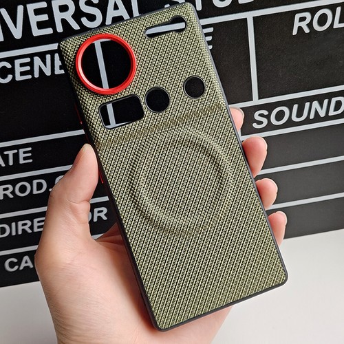 Funda trasera híbrida ultra magnética TPU+Nylon+metal para Nubia Z70 Ultra/Z70s - Imagen 6 de 17