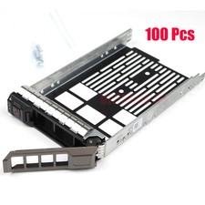 100pcs F238F 3.5"SAS SATA Drive Caddy for DellPower Edge R310 R410 R510 R730xd
