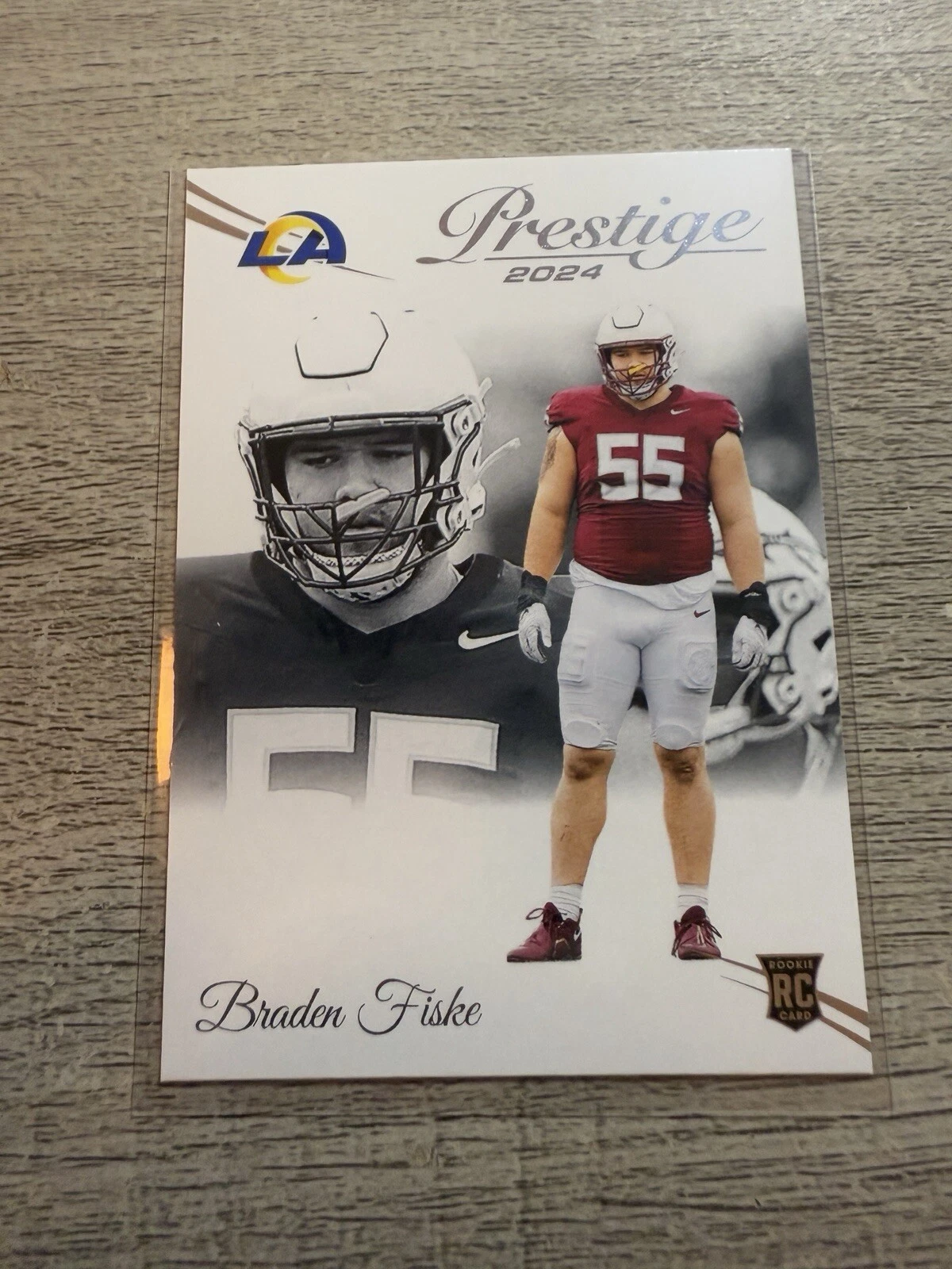 Braden Fiske trading card