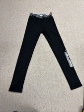 Girls Fleece Lined Leggings NWOT 10-12yo Black Warm Winter