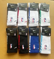 Nike NBA ELITE Crew Basketball Socks DRI-FIT Size Large. **Many Colors**