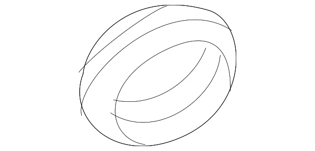 Genuine GM Exhaust Manifold Pipe Seal 15035747 Foto 4 de 4