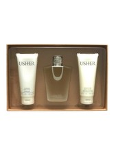 Usher For Women Eau De Parfum Spray 3.4oz+ 3.4oz BL +3.4oz SG SET