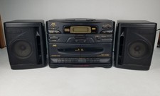 JVC PC-X130 Vintage Boombox CD Cassette Player, AM/FM Tested