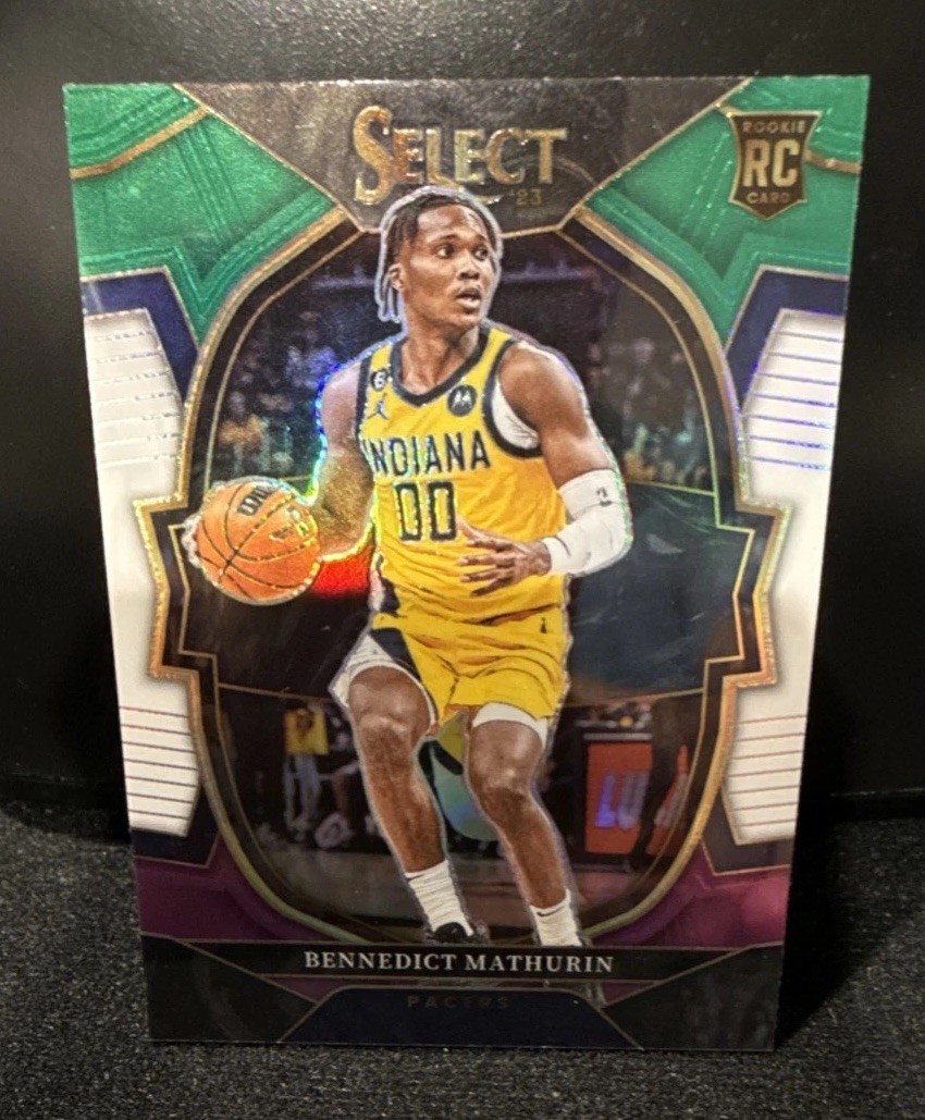 2022-23 Select - Concourse Bennedict Mathurin #79 Green White Purple Prizm (RC)