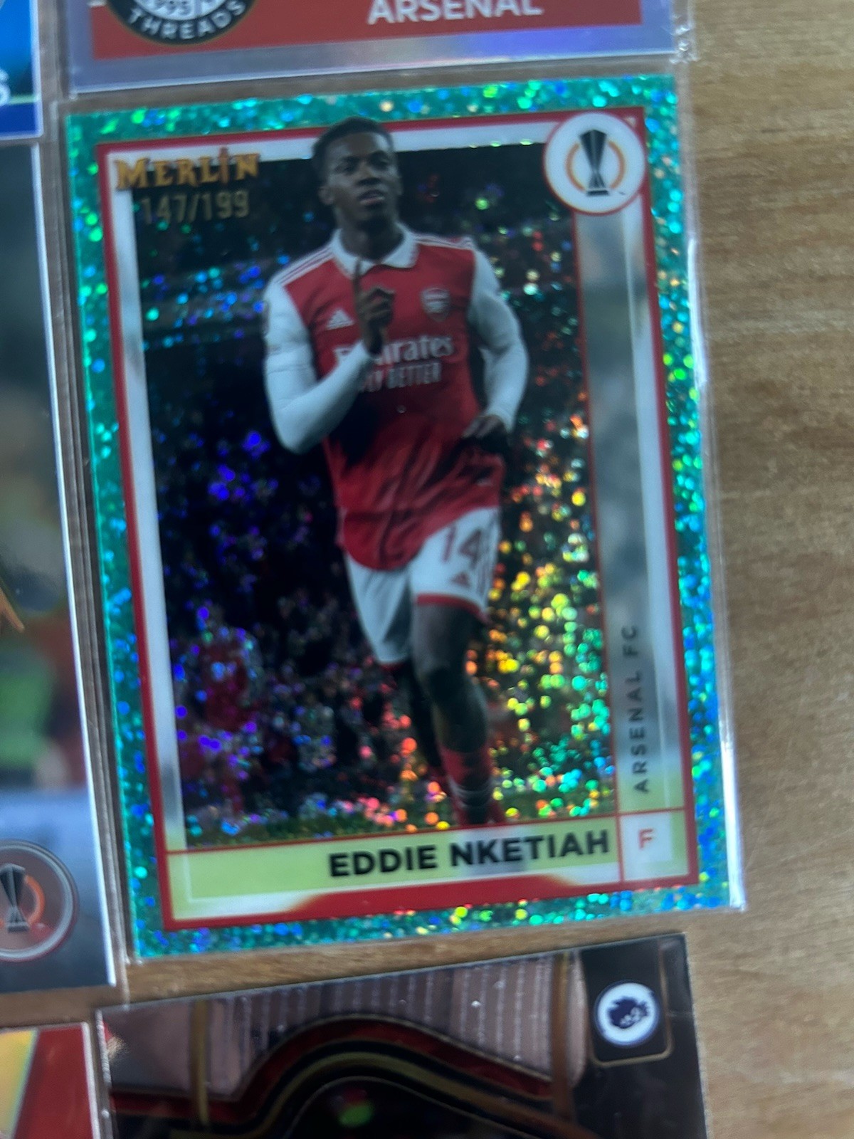 Arsenal Soccer Card Lot Dowman x2 RC Lewis-Skelly Nwaneri Saka 29 Cards! view 6