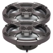 PowerBass XL-62SST - 6.5" Shallow Mount Speakers RGB LED, Powersports/Marine