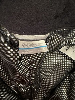 Columbia Womens  Omni-Heat Black  Snow Pants Medium