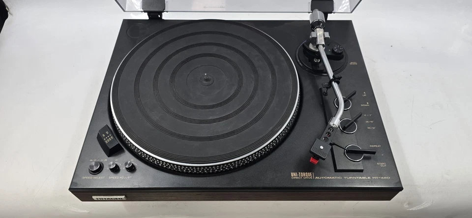 Hitachi HT-460 прямой привод автоматический проигрыватель играет * читать * - как есть - EB-19404 - Изображение 3 из 4