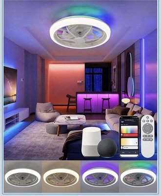 smart led ceiling fan light