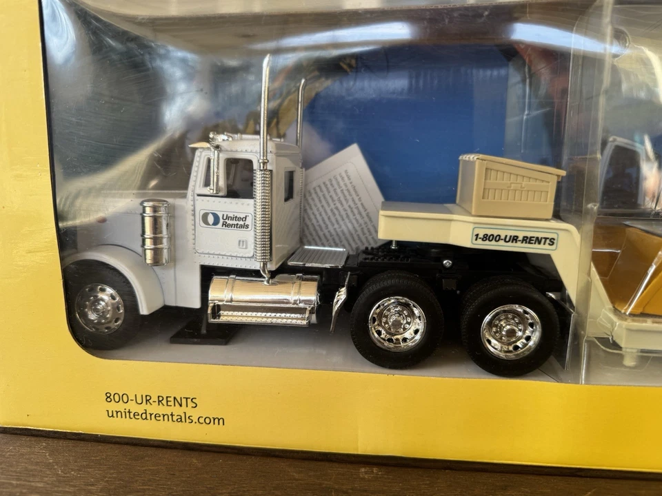 United Rentals Peterbilt Truck & Lowboy Trailer w/ John Deere 310J Backhoe - Image 2 of 4