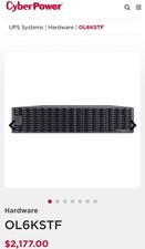 CyberPower OL6KSTF BP240VL3U01 UPS 240V Black Uninterruptible Power Supply