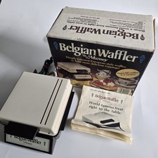 Vintage Munsey Belgian Waffler BW-2 Waffle Ma...