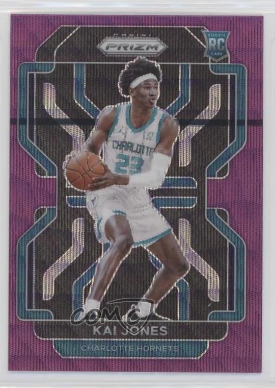 2021-22 Panini Prizm Purple Wave Prizm Kai Jones #323 00jz